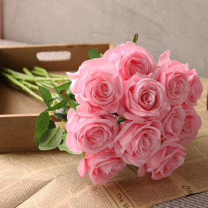 💥$6.99 On Sale Today Only🌹Never Wither Realistic Artificial Long Stem Rose