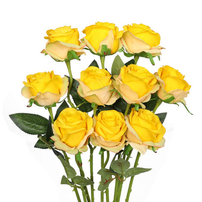 💥$6.99 On Sale Today Only🌹Never Wither Realistic Artificial Long Stem Rose