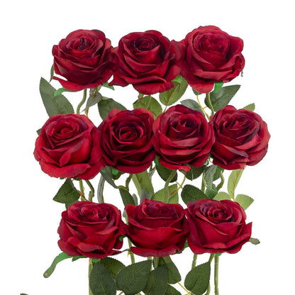 💥$6.99 On Sale Today Only🌹Never Wither Realistic Artificial Long Stem Rose