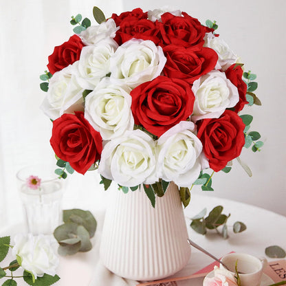 💥$6.99 On Sale Today Only🌹Never Wither Realistic Artificial Long Stem Rose
