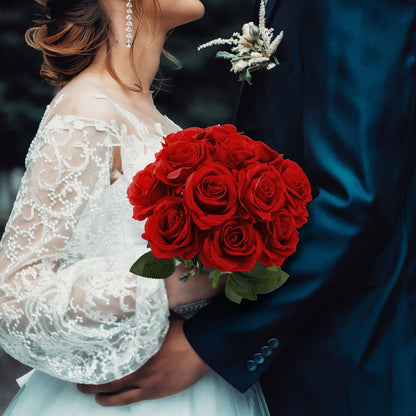 💥$6.99 On Sale Today Only🌹Never Wither Realistic Artificial Long Stem Rose