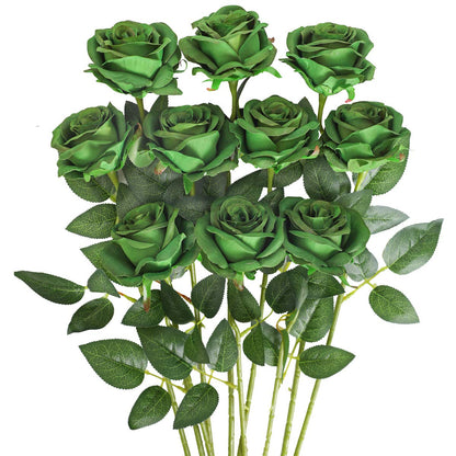 💥$6.99 On Sale Today Only🌹Never Wither Realistic Artificial Long Stem Rose