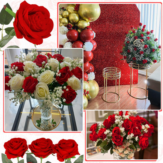 💥$6.99 On Sale Today Only🌹Never Wither Realistic Artificial Long Stem Rose